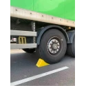 RS PRO High Density Polyethylene Wheel Chock Safety Equipment Yellow Model 204-1755