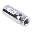 Bahco 1/2 in Drive 24 mm 12 Point Square Drive Socket, Polished Alloy Steel, 82.6mm Overall Length 7805DM-24