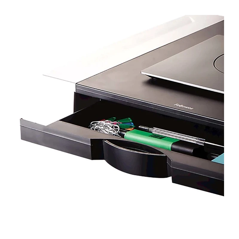Fellowes Standard Monitor Riser Supports Up to 36kg Load Adjustable Feet Height 10.7-15.9 cm 8031101