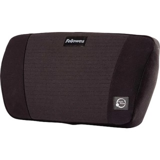 Fellowes Black Foam Back Support Lumbar Office Chair Cushion Adjustable Straps 8026501