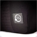 Fellowes Black Foam Back Support Lumbar Office Chair Cushion Adjustable Straps 8026501