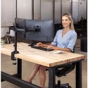 Fellowes Dual Monitor Arm Support for 2 Displays up to 30in 8kg Max Load 75x75 or 100x100 mm VESA 550mm Height 726mm 8502601