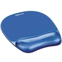 Fellowes Blue Gel Mouse Pad and Wrist Rest 15 mm Height 230 mm Length 202 mm Width 9114120