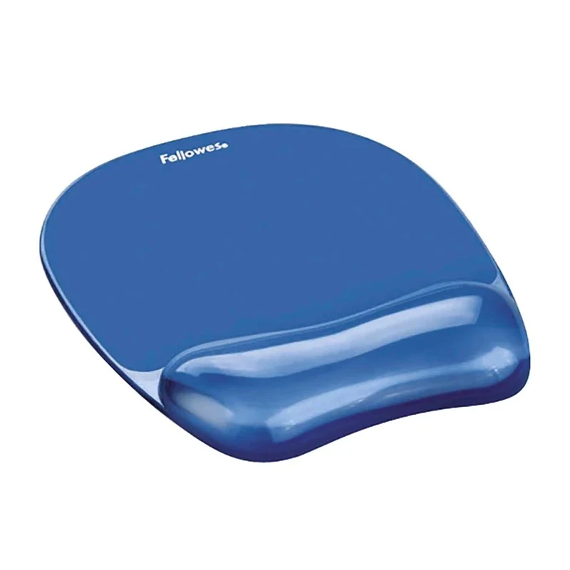 Fellowes Blue Gel Mouse Pad and Wrist Rest 15 mm Height 230 mm Length 202 mm Width 9114120