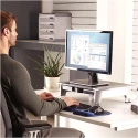 Fellowes Dual Monitor Arm Support for 2 Displays up to 30in 8kg Max Load 75x75 or 100x100 mm VESA 550mm Height 726mm 8502601