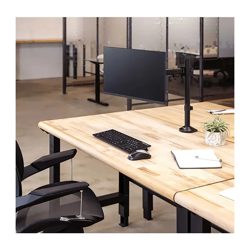 Fellowes Single Monitor Arm with Extension Arm, Supports 32in Screen Up to 8kg, VESA 75x75 or 100x100 mm, Height 8502501