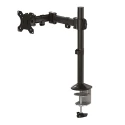 Fellowes Single Monitor Arm with Extension Arm, Supports 32in Screen Up to 8kg, VESA 75x75 or 100x100 mm, Height 8502501