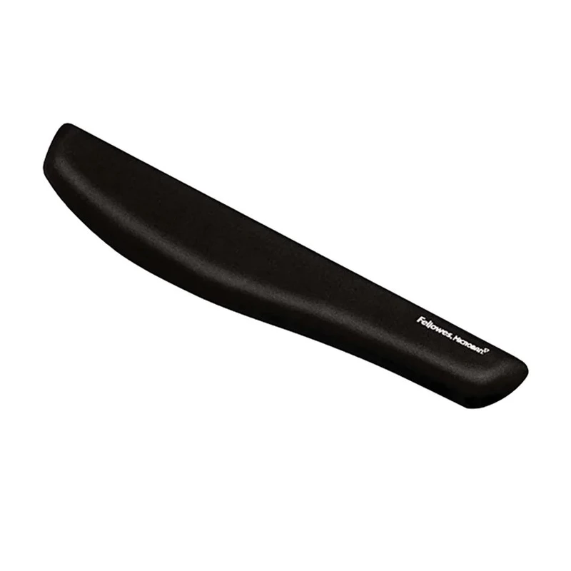 Fellowes Black Plastic, Foam, Mesh Fabric Wrist Rest 25.4 mm Height 238.1 mm Length 184.2 mm Width 9252103