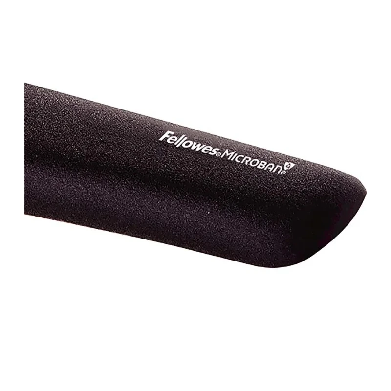 Fellowes Black Plastic, Foam, Mesh Fabric Wrist Rest 25.4 mm Height 238.1 mm Length 184.2 mm Width 9252103