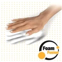 Fellowes Black Plastic, Foam, Mesh Fabric Wrist Rest 25.4 mm Height 238.1 mm Length 184.2 mm Width 9252103