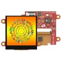 4D Systems 2.5 Inch Capacitive Touch Screen LCD Colour Display SPI Interface 63.5 mm 240x240 Pixel pixxiLCD-25P4-CTP