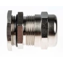 SIB TEC Series Metallic Nickel Plated Brass Cable Gland, PG16 Thread Size, 8 mm Min. to 15 mm Max. Cable Diameter C5016000R