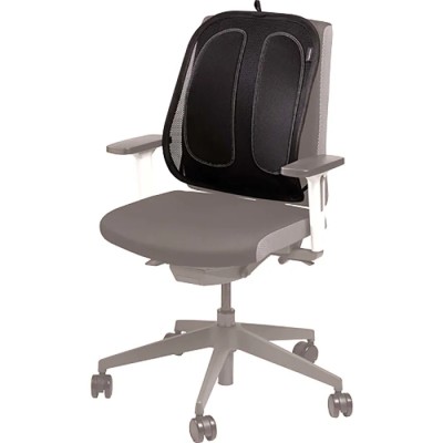 Fellowes Black Mesh Back Support Mesh Material Full Back Coverage 9191301