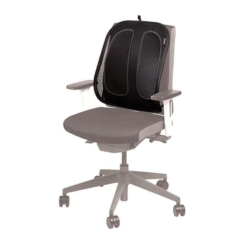 Fellowes Black Mesh Back Support Mesh Material Full Back Coverage 9191301