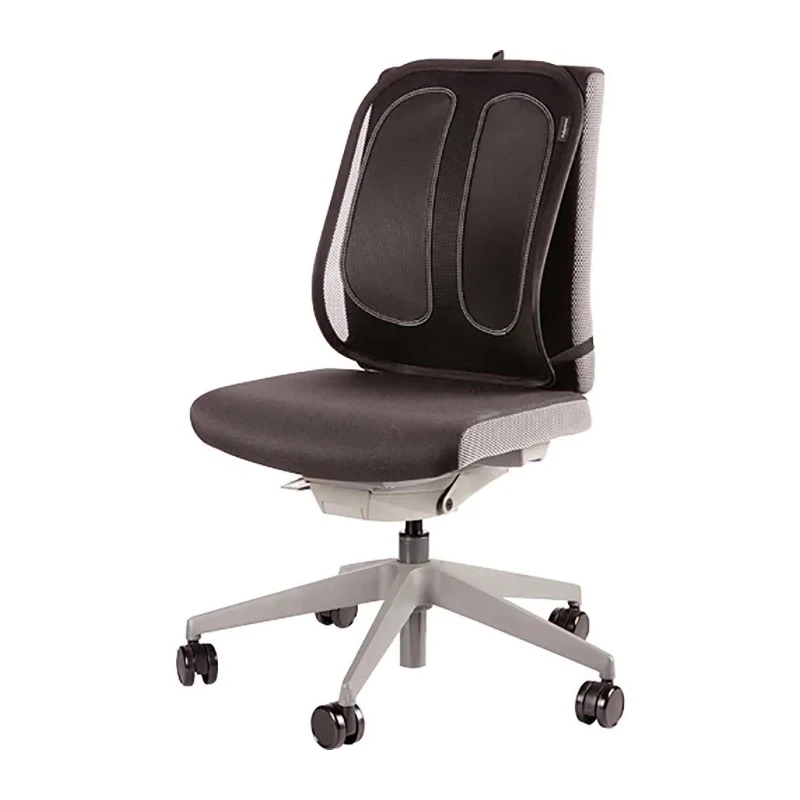 Fellowes Black Mesh Back Support Mesh Material Full Back Coverage 9191301