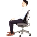 Fellowes Black Mesh Back Support Mesh Material Full Back Coverage 9191301
