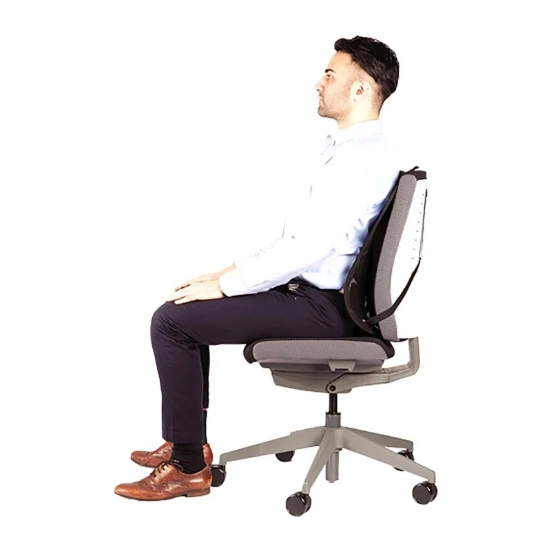 Fellowes Black Mesh Back Support Mesh Material Full Back Coverage 9191301
