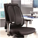Fellowes Black Mesh Back Support Mesh Material Full Back Coverage 9191301