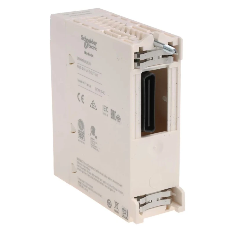 Schneider Electric PLC I/O Module Modicon X80 Analogue Rack Mount 24V DC BMXAMM0600