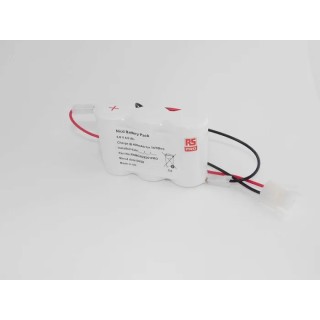 RS PRO 3.6 V NiCd Rechargeable Battery Pack 4 Ah 3 Cells AMP Connector 204-2757