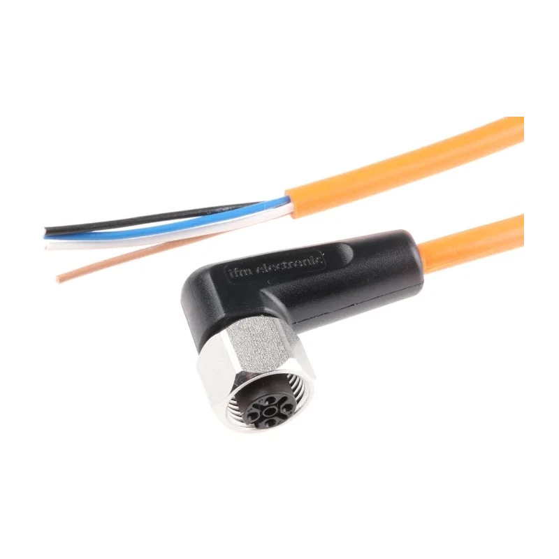 ifm electronic Female 4 Way M12 to Female 5 Way Unterminated Sensor Actuator Cable, 5 m EVT007