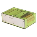 Elesta PCB Force Guided Relay 2-Pole DPDT, 24V DC Coil Voltage, Gold Plated Contacts SIR 222P 24VDC