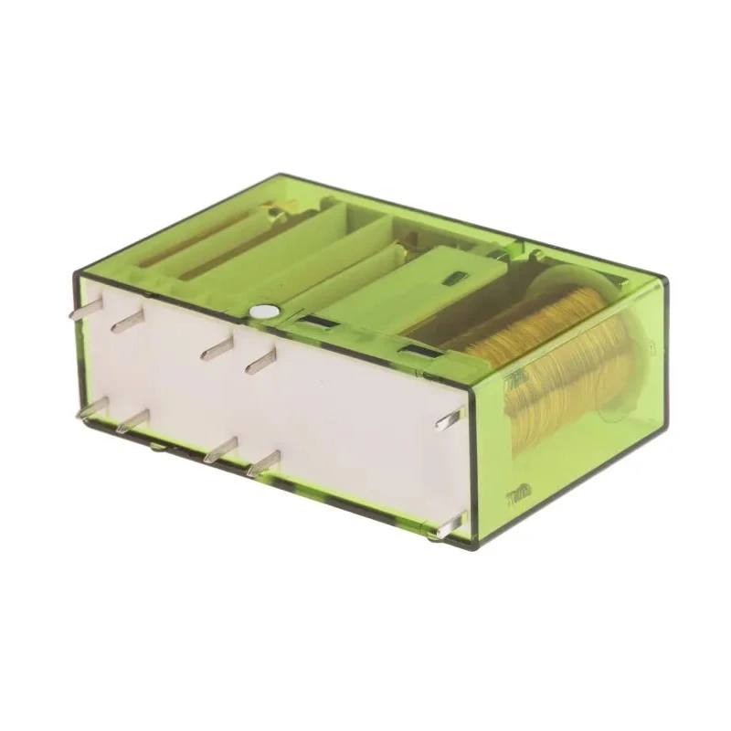 Elesta PCB Force Guided Relay 2-Pole DPDT, 24V DC Coil Voltage, Gold Plated Contacts SIR 222P 24VDC
