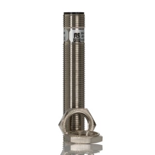 RS Pro Diffuse Reflection Photoelectric Sensor Barrel Style 0.15 m Detection Range PNP NO Output IP67 204-3965