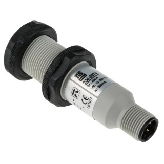 RS Pro Diffuse Reflection Barrel Photoelectric Sensor, NPN NO/NC Output, M12 Connector, IP67, 0.4 m Detection Range IP67