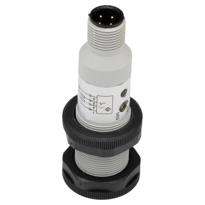 RS Pro Diffuse Reflection Barrel Photoelectric Sensor 0.4 m Detection Range, PNP NO/NC Output, IP67 Protection IP67