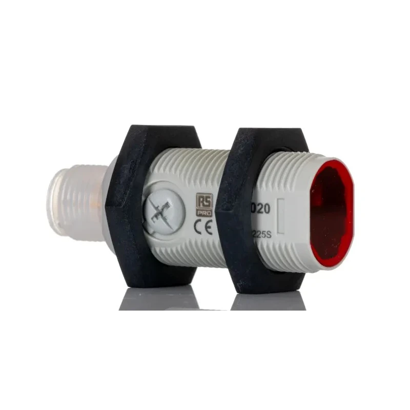 RS PRO Photoelectric Sensor, Polarised Retro Reflection, Barrel Style, NPN NO/NC Output, M12 Connector, , 3 m Detection IP67