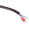 RS PRO Spiral Cable Wrap 25 mm Cable Diameter Black Polyethylene Reusable 0.6 mm Wall Thickness 30.5 m Length 204-4426