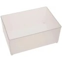 Raaco Transparent Polypropylene 1 Cell Compartment Box 69 mm x 109 mm x 157 mm 119320