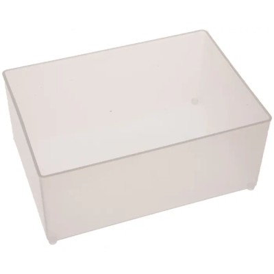 Raaco Transparent Polypropylene 1 Cell Compartment Box 69 mm x 109 mm x 157 mm 119320