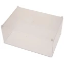 Raaco Transparent Polypropylene 1 Cell Compartment Box 69 mm x 109 mm x 157 mm 119320