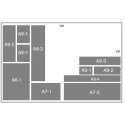 Raaco Transparent Polypropylene 1 Cell Compartment Box 69 mm x 109 mm x 157 mm 119320