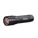 LEDLENSER Black LED Torch 450 lm, Adjustable Beam, IP54, Aluminium Alloy P7 CORE