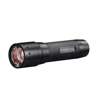 LEDLENSER Black LED Torch 450 lm, Adjustable Beam, IP54, Aluminium Alloy P7 CORE