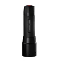 LEDLENSER Black LED Torch 450 lm, Adjustable Beam, IP54, Aluminium Alloy P7 CORE