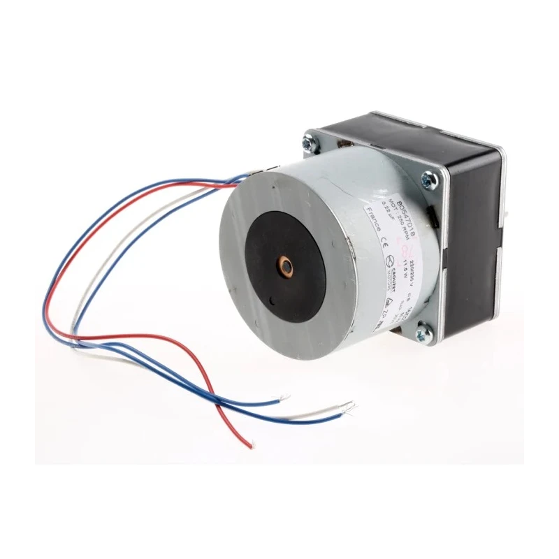Crouzet AC Geared Motor Reversible Synchronous 7.2W Power 230-240V Supply Voltage 3rpm Speed 80547018
