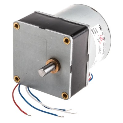 Crouzet Reversible AC Synchronous Geared Motor 7.2 W, 230-240 V, 4 RPM, Steel Shaft 8 mm, 15 mm Length 80547017