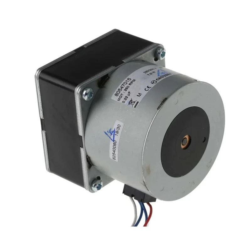 Crouzet Reversible Synchronous AC Geared Motor 7.2 W 230V, 240V Steel Shaft 10 RPM 80547015