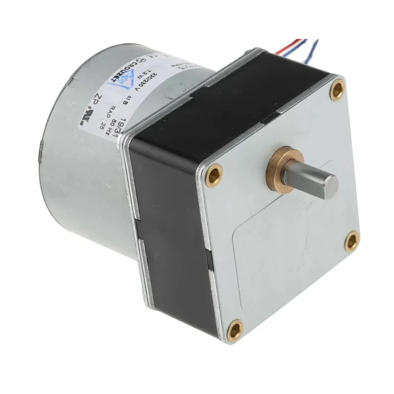 Crouzet Reversible Synchronous AC Geared Motor 7.2 W 230V, 240V Steel Shaft 10 RPM 80547015