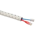 RS PRO Spiral Cable Wrap Polypropylene Grey 16 mm Maximum Bundle Diameter 2 m Length 204-4419