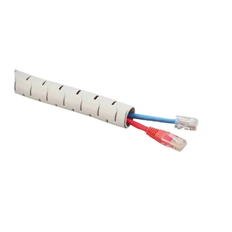 RS PRO Spiral Cable Wrap Polypropylene Grey 16 mm Maximum Bundle Diameter 2 m Length 204-4419