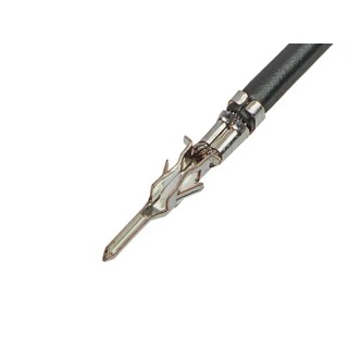 Molex Micro-Fit 3.0 Male Crimp Wire Unterminated, 300 mm, Black 214763-1124