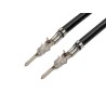 Molex Micro-Fit 3.0 Male Crimp Wire, 0.75mm², 75mm Length, Black, RoHS Compliant 214762-1221