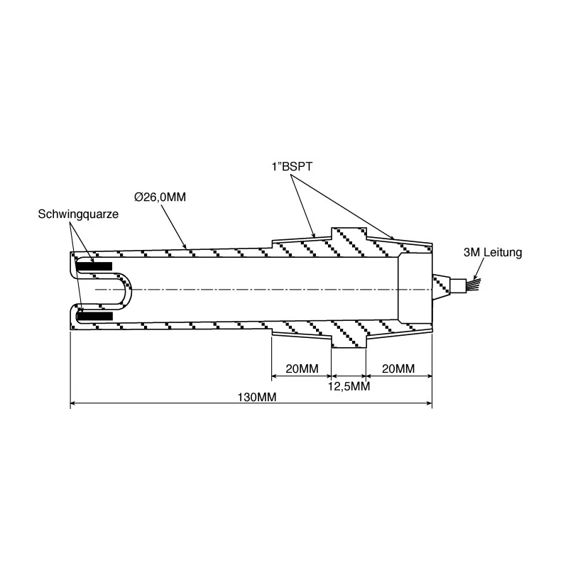 NEUTRAL Gap Sensor Level Switch, Horizontal and Vertical Mount, Polyphenylene Sulphide Housing 003S2