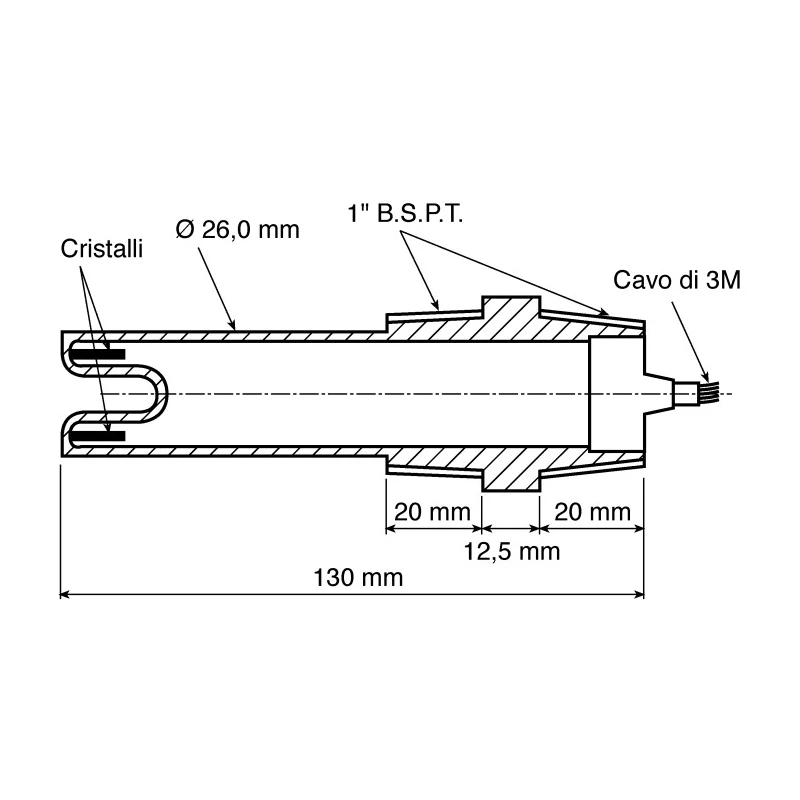 NEUTRAL Gap Sensor Level Switch, Horizontal and Vertical Mount, Polyphenylene Sulphide Housing 003S2