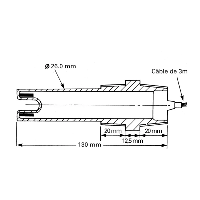 NEUTRAL Gap Sensor Level Switch, Horizontal and Vertical Mount, Polyphenylene Sulphide Housing 003S2